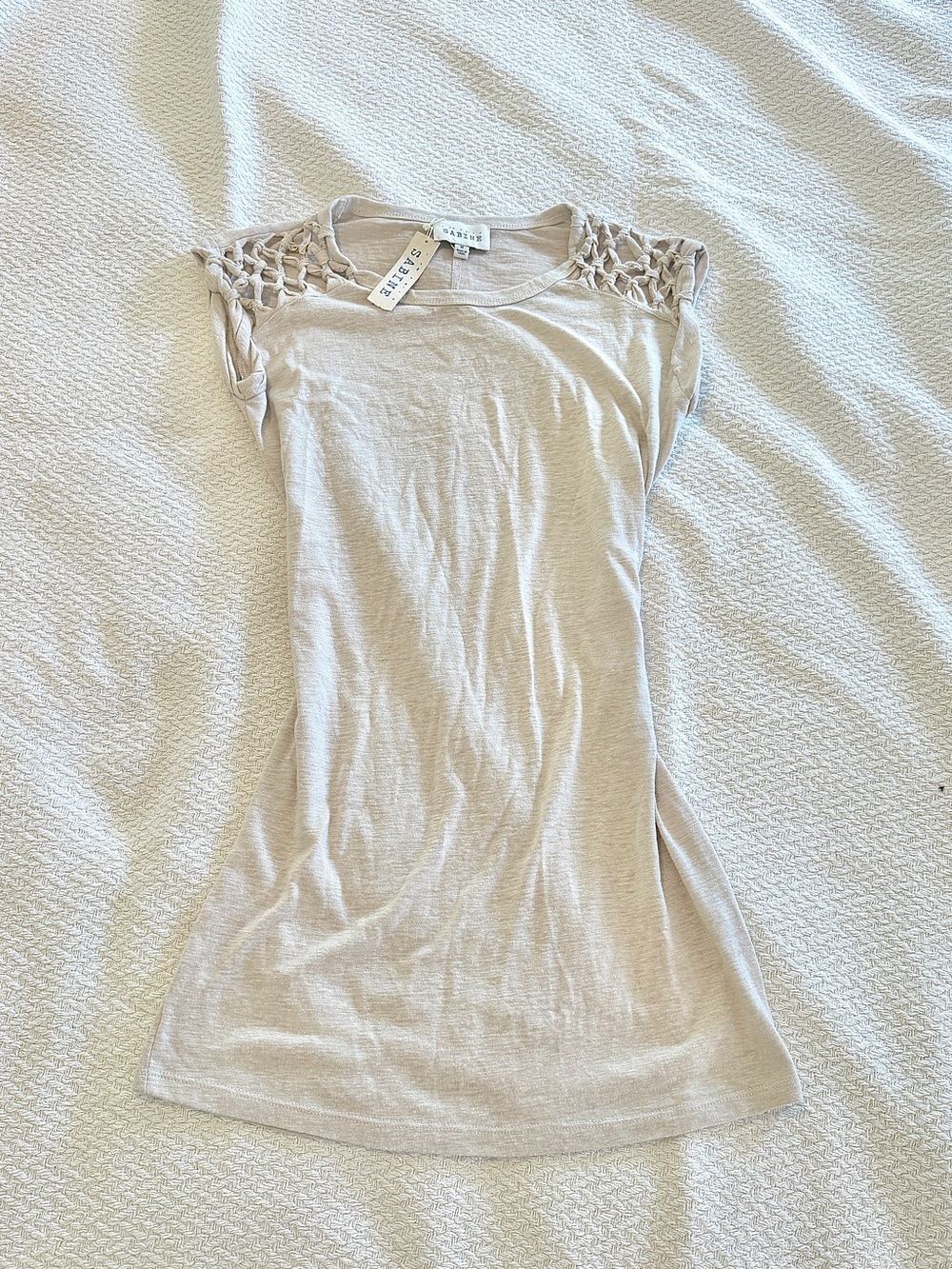 NWT Sabine Cap Sleeve T-Shit Mini Dress | Size M